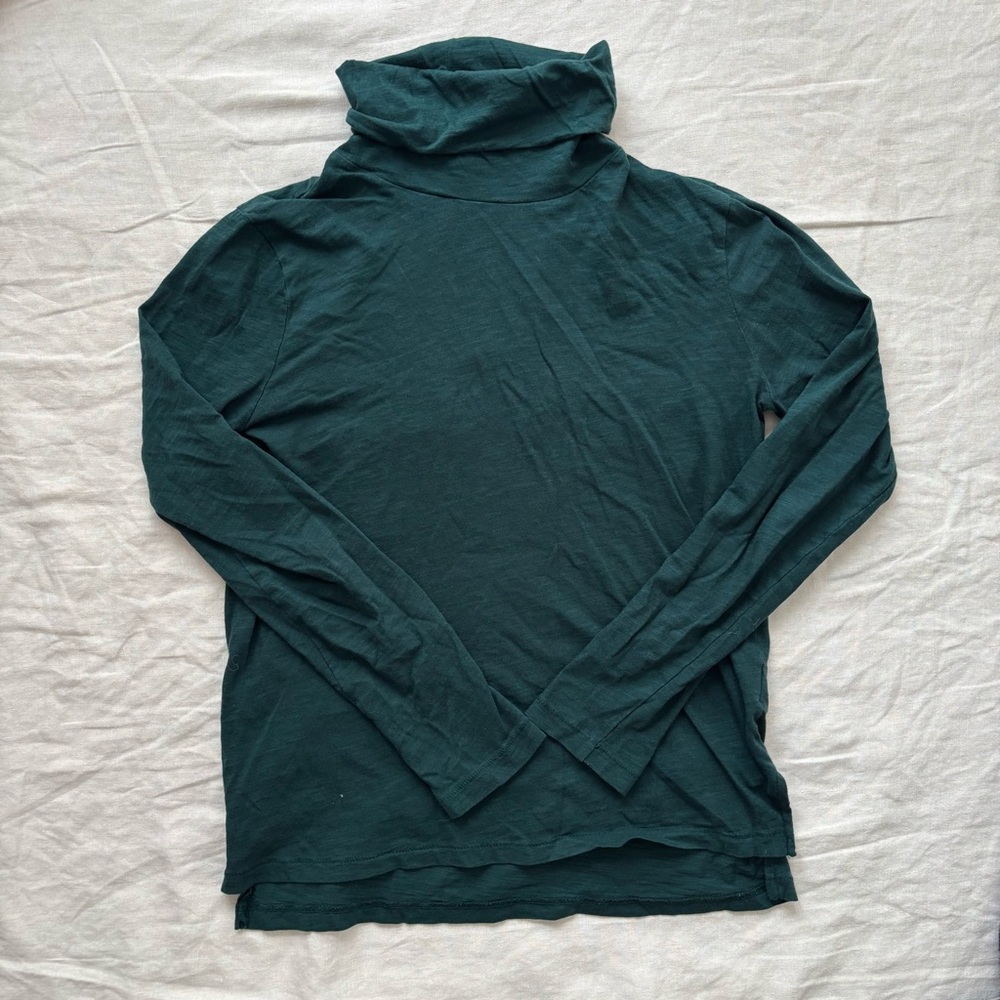 Madewell Emerald Green Turtleneck